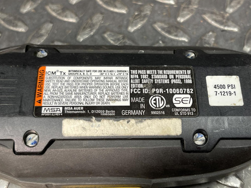 MSA 4500 ICM Tx Integrated PASS Unit 4500 psi
