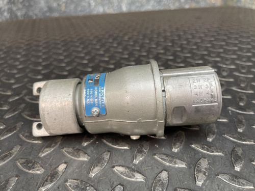 Lot of 2, Crouse Hinds APJ3453 Arktite 600V 30A 4W 4P Pin & Sleeve Plug