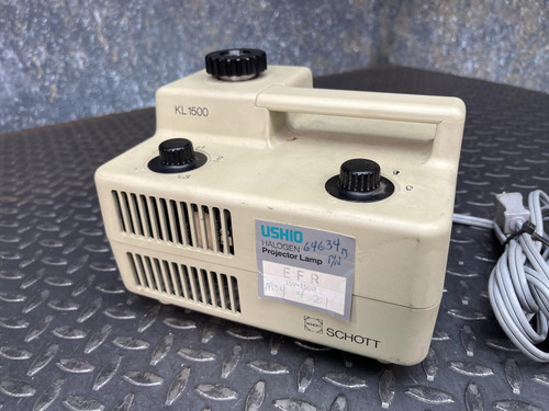 Schott KL1500 Fiber Optic Light Source Illuminator