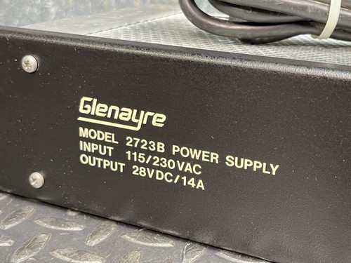 Glenayre 2723B Power Supply 28VDC / 14A Rack Mount