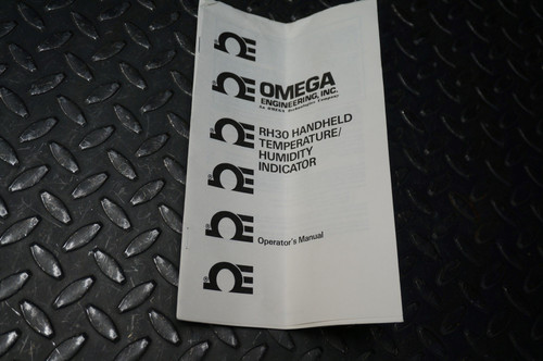 Omega RH-30-3 Handheld Temperature/Humidity Indicator RH30 Probe