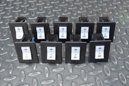 Lot of 9, ETA 3120-F621-P7T1-R 12L Thermal Overload Switch 250VAC 28VDC 2.5A