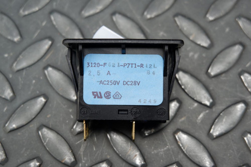 Lot of 9, ETA 3120-F621-P7T1-R 12L Thermal Overload Switch 250VAC 28VDC 2.5A