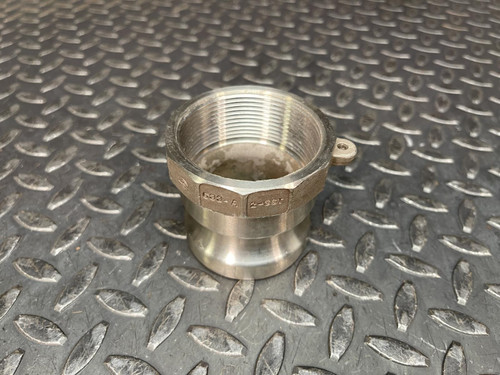 Lot of 2 Kamlok OPW-633-A-2-SST Male Adaptors, 2" - Unused