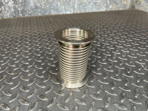 Flex Coupling 4" Bellows Hose SS Metal KF-50, ISO-KF Flange KF50 Unknown KF-50