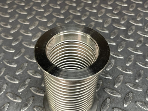 Flex Coupling 4" Bellows Hose SS Metal KF-50, ISO-KF Flange KF50