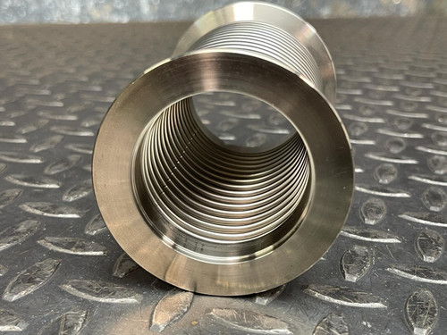 Flex Coupling 4" Bellows Hose SS Metal KF-50, ISO-KF Flange KF50