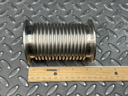 Flex Coupling 4" Bellows Hose SS Metal KF-50, ISO-KF Flange KF50