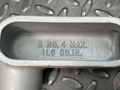 Lot of 2 Appleton LR37, 1", 0-Z/Gedney FM7 Form 7 Conduit Body - Unused