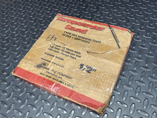 Strapbinder Band ST204, Type 201 Stainless, 1/2"x.030" Unknown Length