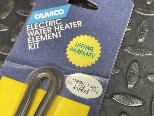 Camco 02853 120V 1500W Screw-In Water Heater Element, Fold Back