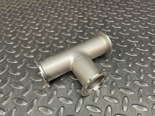 KF-40 Tee Vacuum Fitting, ISO-KF Flange, SS, Stainless Steel