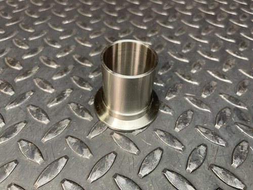 Lot of 2, Adapter KF-40 to 1.5" Hose SS Metal KF40, w/ Center Ring, Hinge Clamp