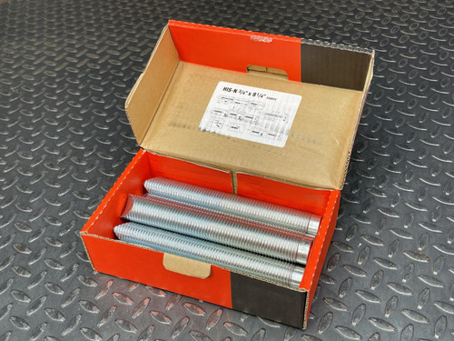 Box of 5 Hilti HIS-N Internal Thread Anchors 3/4" x 8-1/4" 258023 - Unused