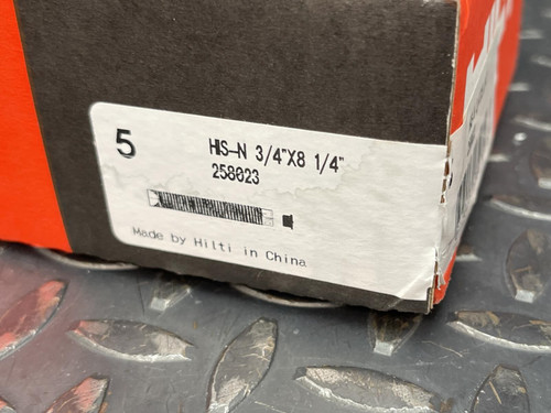 2 Boxes of 5 Hilti Internal Thread Anchors HIS-N 3/4" x 8-1/4" 258023 - Unused