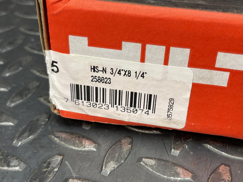 2 Boxes of 5 Hilti Internal Thread Anchors HIS-N 3/4" x 8-1/4" 258023 - Unused