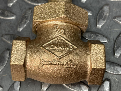 Jenkins 150 Brass 1/2" Gate Valve - Unused