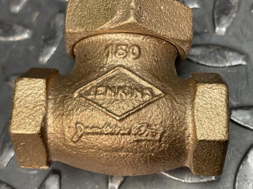 Jenkins 150 Brass 1/2" Gate Valve - Unused