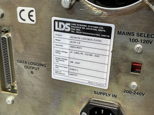 LDS Ling Dynamic Systems RCP9 CE Remote Control Panel