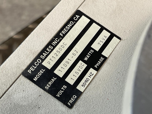 Pelco PT1250DC Pan/Tilt Outside, Heavy Duty 115VDC