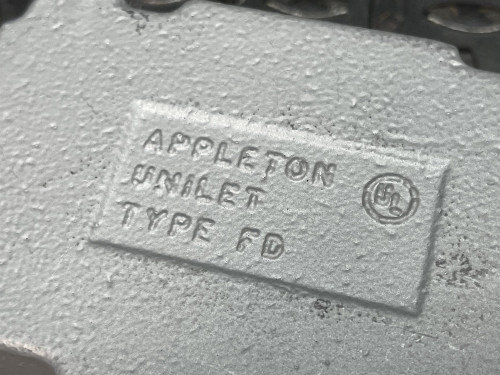 Appleton Unilet Conduit Box Type FD No Hubs 26 Cu In. - Unused
