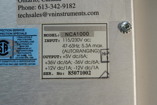 Ultran VN Instruments NCA1000 Ultrasonic Analysis System Rack