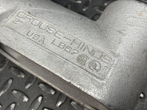 Crouse-Hinds Conduit Body LB67 2" w/ Cover - Unused
