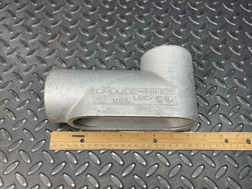 Crouse-Hinds Conduit Body LB67 2" w/ Cover - Unused