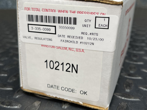 Fairchild Industrial PROD 10212N Model 10 Pneumatic Precision Regulator - Unused