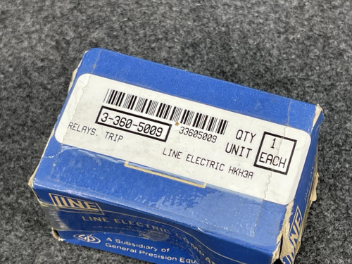 Lot of 2 Line Electric HKH3A Plug In Relays - Unused