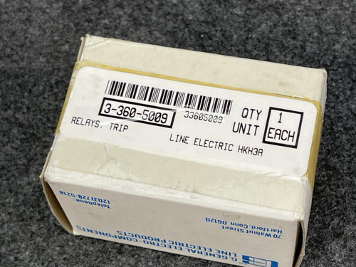 Lot of 2 Line Electric HKH3A Plug In Relays - Unused