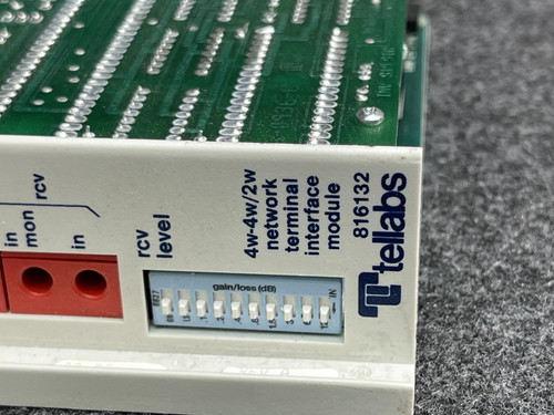 Tellabs 6132 Network Terminal Interface Module, 816132, 4W-4W/2W