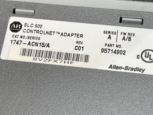 Allen-Bradley, Rockwell Automation 1747-ACN15 Non-Redundant ControlNet Adapter