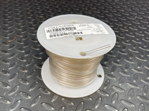 Cole Parmer 06460-42 Tygon S3 Tubing .0812" ID, .1492" OD, 50 Foot Plus