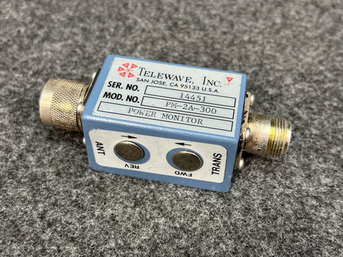 Telewave PM-2A-300 RF Power Monitor 200-400 MHz, 5-1000W Telewave PM-2A-300