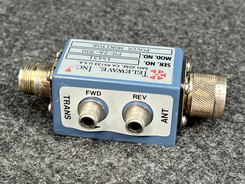 Telewave PM-2A-300 RF Power Monitor 200-400 MHz, 5-1000W