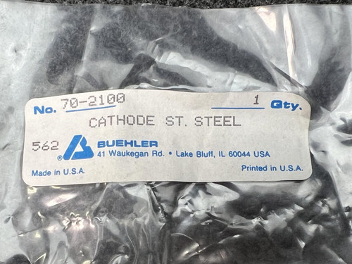 Lot of 2 Buehler 70-2100 Stainless Steel Cathode for Electromet Polisher Etcher