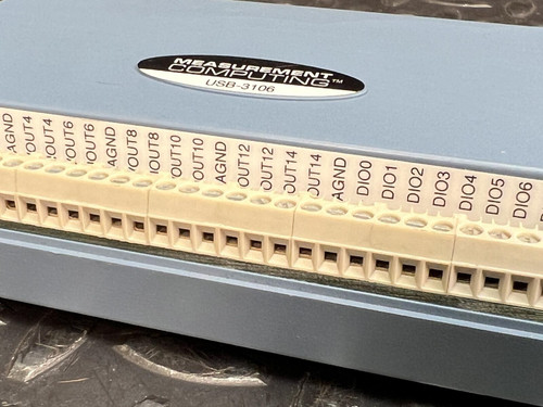 Measurement Computing USB-3106 DAQ Device NI Compatible 16 Channel 16 Bit Analog