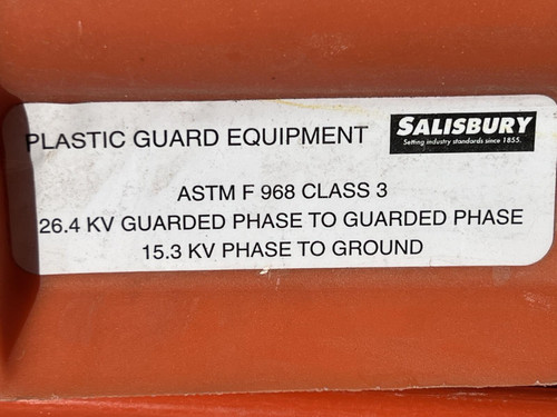Salisbury Plastic & Rubber Guard Equipment, Blankets, Pole & Terminal Covers
