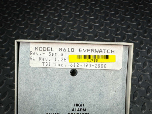 TSI EverWatch Face Velocity Monitor 8610 - Used, Ensures Laboratory Safety - Fast delivery from Obtainium Science & Industry Surplus - obtainsurplus.com