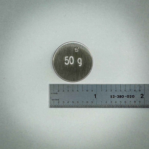 Laboratory Grade Rice Lake 50g Class 3 Calibration Weight, 13186 - Fast delivery from Obtainium Science & Industry Surplus - obtainsurplus.com