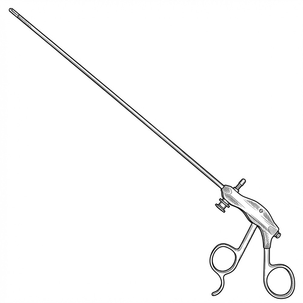5mm Laparoscopic Hook Scissors, R. Wolf 8383.026