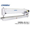 Consew 199RBL Series Single Needle Drop Feed Long Arm Zig-Zag Sewing Machine with Table and Servo Motor 