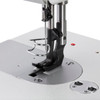  Consew 206RBL-25 Single Needle Compound 25 Inch Long Arm Walking Foot Sewing Machine with Table and Servo Motor 