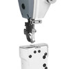  Siruba P727K-24 Double Needle Drop Feed Post Bed Sewing Machine with Table and Servo Motor 