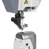  Siruba R728K-224 Double Needle Post Bed Needle Feed Sewing Machine with Table and Servo Motor 
