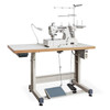 Reliable 2100IF Flatbed Coverstitch Direct Drive Machine Complete with Fully Assembled Table and Stand 