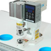  Jack 2808* Pneumatic Snap Button Attaching Machine Complete with Table, Stand, and Control Panel 