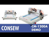  Consew CM-1200A High-Volume Pneumatic Swatch Cutter 