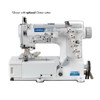  Consew CN897VF High-Speed Flat-Bed Coverstitch Machine with Table and Servo Motor 